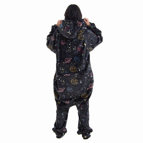 Snuggs Blanket Onesie Black Space